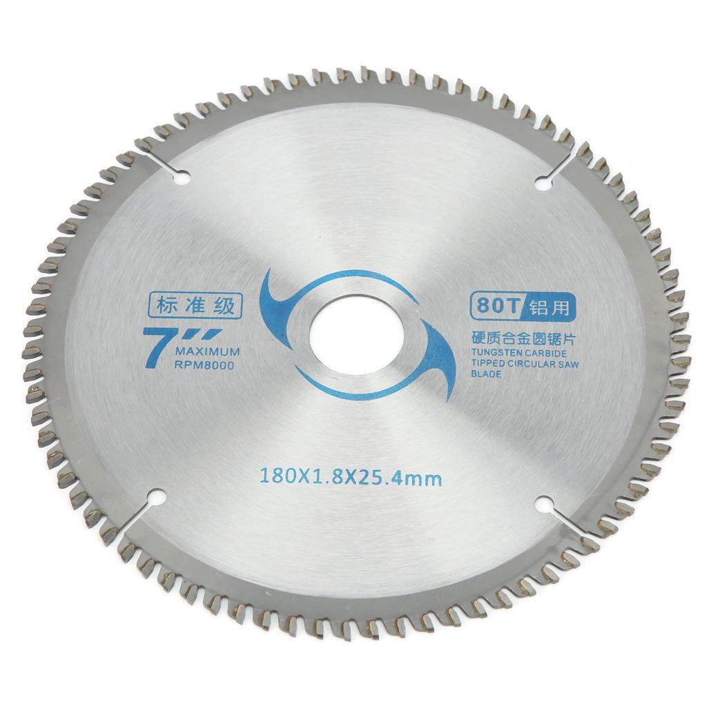 7Inches Saw Cutting Blade Circular Cutting Discs Hard Alloy Wood Cutter 80 Teeth