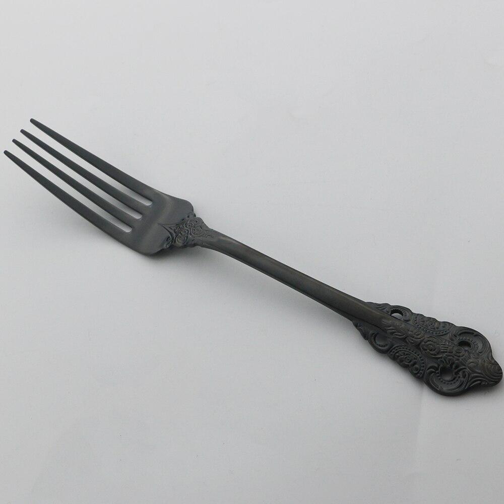 Золотые обеденные вилки, 6 шт., столовая посуда, набор столовых приборов, набор столовых приборов из нержавеющей стали, серебристая посуда, подходит для кухни, на открытом воздухе, дома