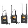 Saramonic UwMIC9 96 Channel Digital UHF Wireless Dual Microphone Microphone System 2x TX9 Includes Bodypack Transmitter and RX9 Portable Receiver