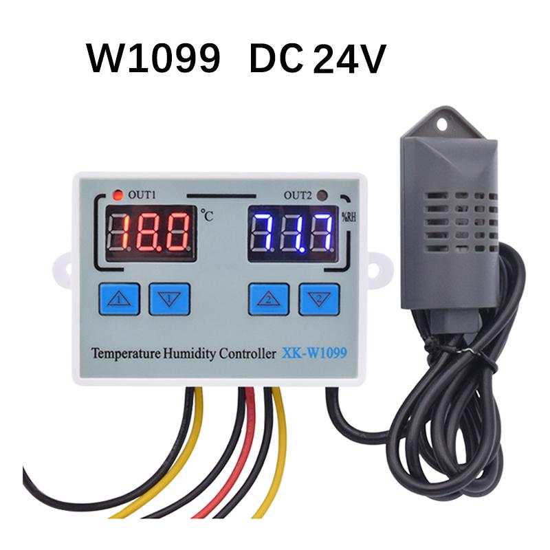W3001 W3002 W3005 W1088 W1099 Цифровой дисплей Микрокомпьютерный Контроллер температуры и влажности 12В 220В Гигрометр Терморегулятор
