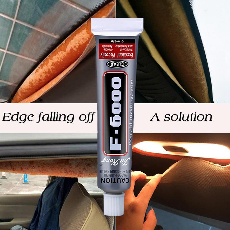 1 шт. 20 г промышленный мгновенный клей F6000 для склеивания ткани, ремонта кожаной одежды, страз, бусин, клей для дизайна ногтей