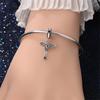 Halloween Party Copper Metal Gothic Retro Cross Bat Patterned Pendant Bead Component Bead Component Compatible With Charm Bead Components Do It