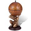VidaXL Bar In the Shape of a Globe Atlas 42 X 42 X 85 Cm 241958