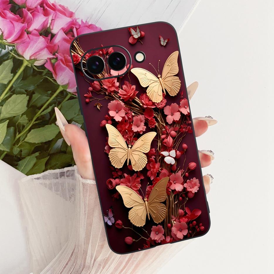 Чехол для Google Pixel 9 Pro Милый Лев Модный Расписной Чехол Мягкий ТПУ Чехол для Телефона Для Google Pixel 9A Pixel9 Pro Задняя Крышка Fundas