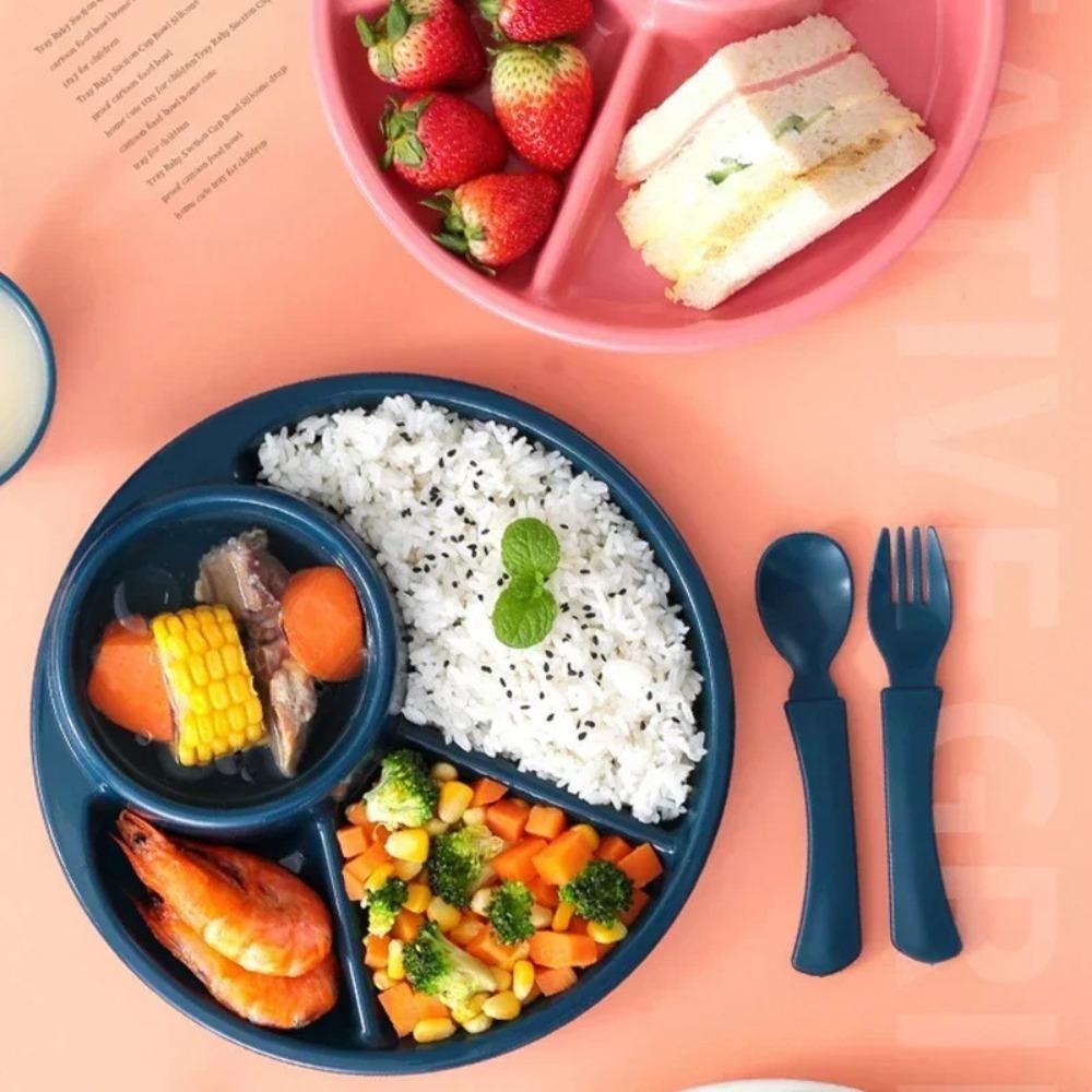 Compartment Design Bariatric Plate Weight Management Durable Portion Plate Nutrition Control Divided Plate Meal Prep