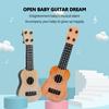 Kids Mini Guitarra Soprano Ukuleles 4 Strings Beginners Children Early Education Toys Learning Guitar Musical Gifts Instruments