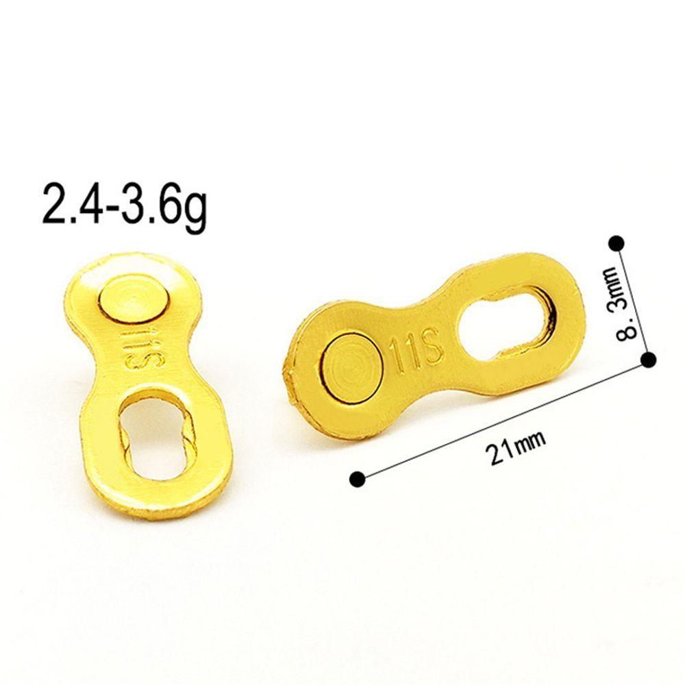 5Pairs 6/7/8/9/10/11/12 Speed Connector Joints Silver Quick Unbuckle Bicycle Accessories