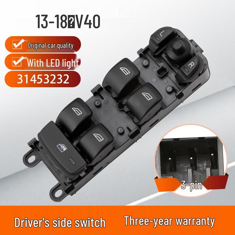 Совместимый выключатель стеклоподъемника для Volvo XC60, V60, S60, XC40, XC80, XC90