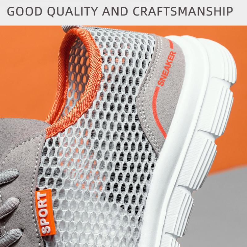 Men Shoes Autumn Soft Loafers Lazy Shoes Lightweight Cheap Mesh Casual Shoes Men Sneakers Tennis 38-48