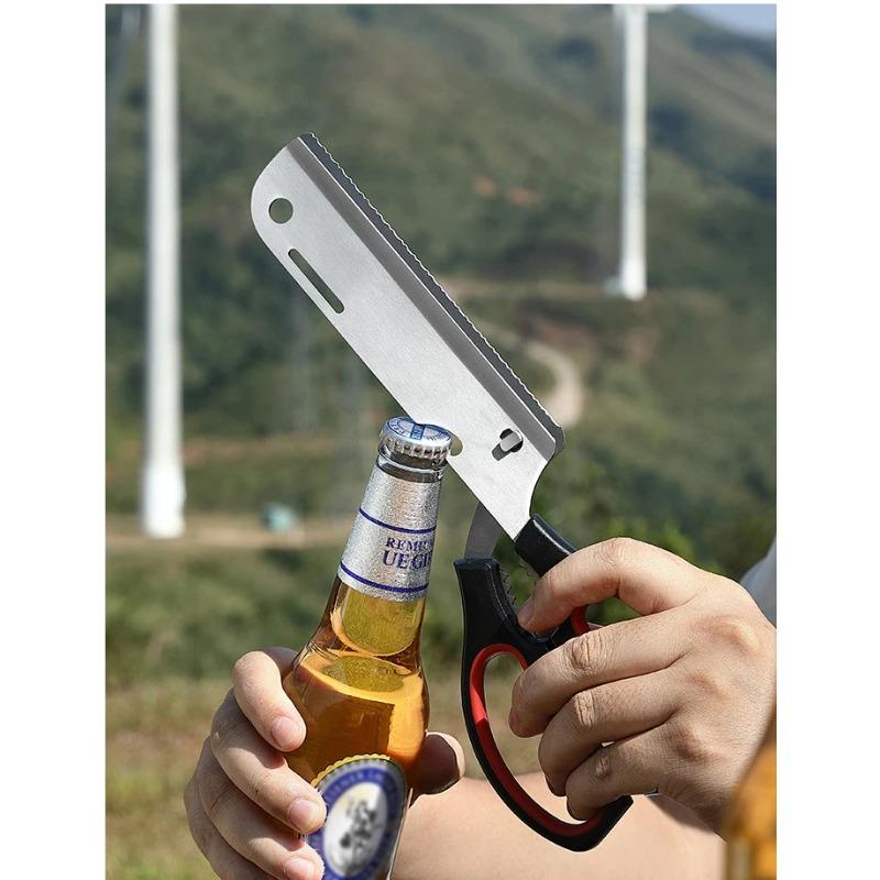 Съемные бытовые кухонные большие ножницы из нержавеющей стали, мощные уличные ножницы для кемпинга, резак для барбекю, многофункциональные инструменты для барбекю