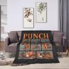 Soft Bedding Throws Travel Monkey Punch Blanket  Flannel Bedspread For Bedroom Trend Sofa Bed Cover