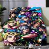 Новое 3D-печатное одеяло из аниме JoJo's Bizarre Пледы для пикника Теплое одеяло Мягкое и удобное одеяло Для дома Путешествий День рождения