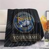 Custom Name Leeds Rhinos2 Flannel Blanket, High quality Comfortable for All Seasons, Home Decor, Warmth and Comfort