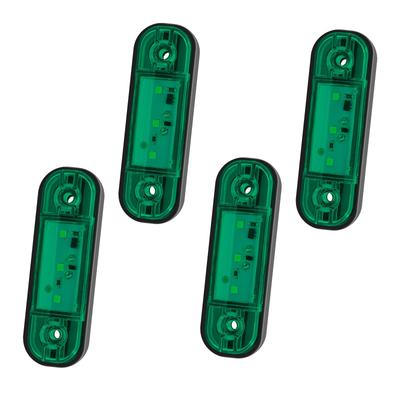 X-STYLE Боковые габаритные огни, LED, , 24V, Зеленый, Боковой габаритный фонарь для грузовика, Габаритный огонь для автомобиля,