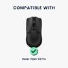 Ручка для мыши kwmobile, совместимая с лентой Razer Viper V2 Pro Grip Tape — противоскользящая, предварительно нарезанная, толщина 0,5 мм, черная