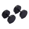 Black Silver Stainless Steel Earrings Women Men's Barbell Dumbbell Punk Gothic Stud Earring Neutral