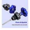 Motorcycle Universal Accessory Plum Blossom Oil Dipstick Compatible with RSZ GY6 125-150, Al Alloy CNC  Beautiful Colors