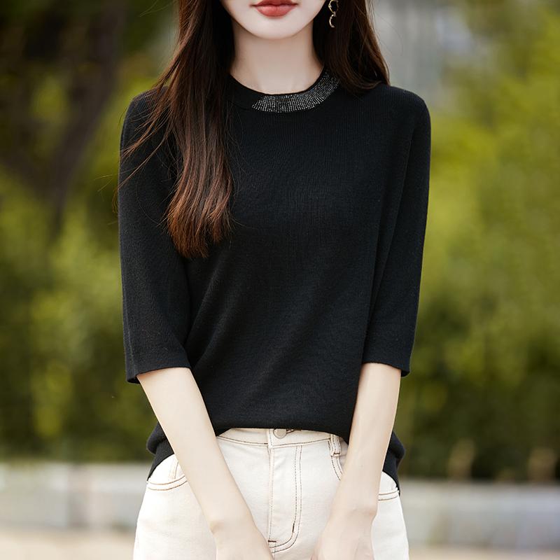 Женский кашемировый жилет Qinghe Cashmere 50% шерсть 50% шелк Женский осенне-зимний кашемировый жилет Мягкий и теплый