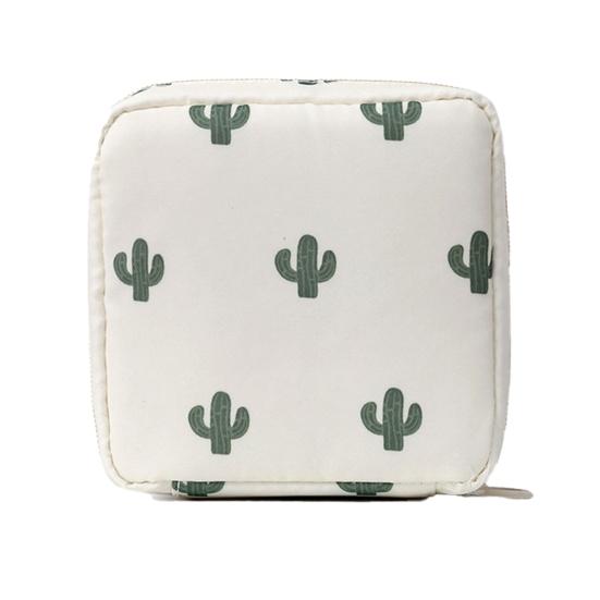 Сумка для гигиенических прокладок с рисунком из мультфильма, большая вместимость, мини-кошелек из симпатичного холста для тампонов, маленький клатч, держатель для карточек на молнии, кошелек, сумочка