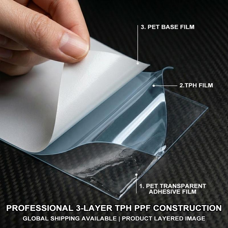 7.5mil TPH PPF Car Sunroof Insulation Film Anti-Heat Anti-UV Scratch Resistant Auto Skylight Protective Film Car Decoration Film