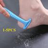 1-5 шт., средство для удаления мозолей на пятках ног, средство для удаления омертвевшей кожи, инструмент для ухода за кожей, пластиковый портативный педикюрный рашпиль