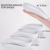2 Pairs Booster Insole Orthopedic Height Insoles Arch Support Heightening Insoles Inserts for Women Men