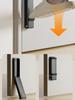 Safety Door Stopper Metal Gate Blocker Windproof Anti-collision Door Gap Blocker Sturdy Self Adhesive Door Anti-Slip Holder