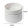 Non-Slip Ceramic Pet Bowl, Adjustable Height Elevated Dog Cat Dish, Spine-Friendly Feeder for Small Medium Pets