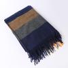 Tassel Soft Wrap Scarf Imitation Cashmere Warm Cloak Fashion Plaid Patterned Shawl  Outdoor