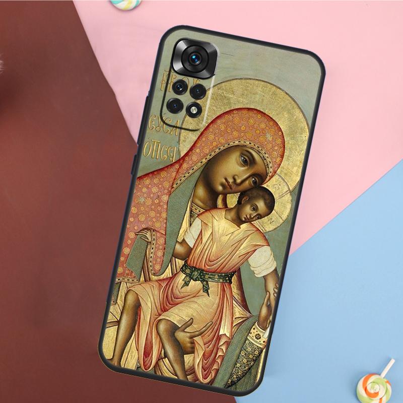 Безупречный чехол с изображением Девы Марии и Иисуса для Xiaomi Redmi Note 11 Pro 11S 8 9 12 10 Pro 10S 9S Redmi 9 10 12C 9C 10C Задняя крышка