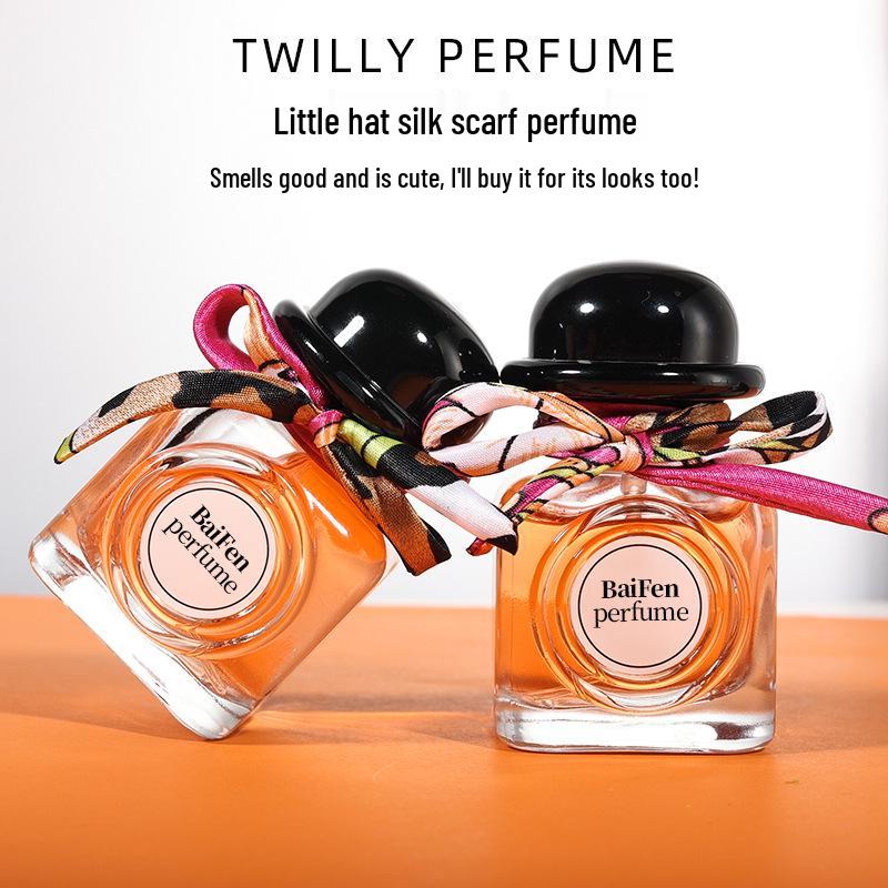 Шелковый шарф Женские духи - Стойкий натуральный цветочный аромат
