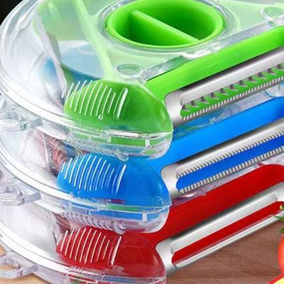 Simplicity Многофункциональная овощечистка Легко чистить Заменить вращающийся инструмент для шинковки Прочный 3 в 1 кухонный инвентарь