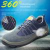 Labor Insurance Shoes Safety Shoes Anti-smashing and Anti-piercing Work Shoes Wear-resistant Protective Shoes