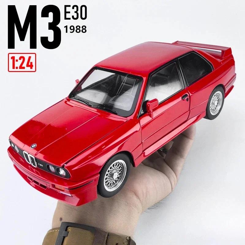 LYZRC Новый 1:24 1988 BMW M3 E30 литая спортивная модель автомобиля литая металлическая классическая модель автомобиля с высокой имитацией звука и света детские игрушки подарок