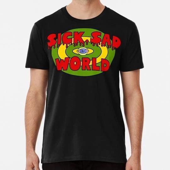 Sick Sad World S-5XL Сделано в США 100% Хлопок Футболка Мужские Футболки Топ