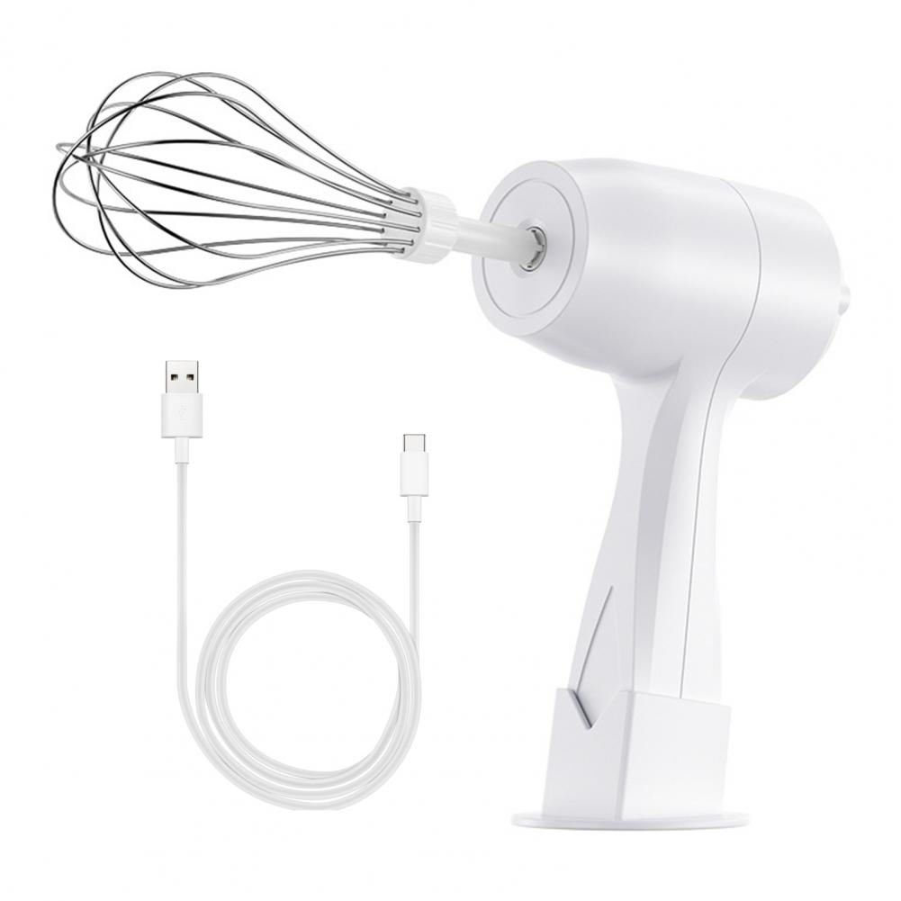 Ручной миксер USB-C Ручной миксер для выпечки Беспроводной перезаряжаемый электрический ручной миксер для выпечки и приготовления Панель скорости для взбивания