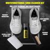 1set Shoe Cleaner Kit for Sneaker, Water-Free Foam Sneaker Cleaner with Shoe Brush and Shoe Cloth,Work On Most Shoes