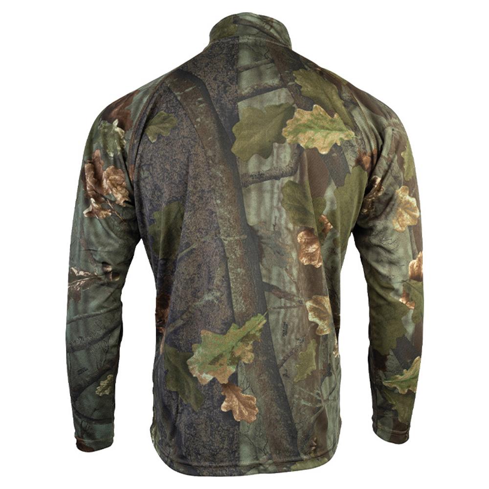 Jack Pyke Mens Armour Oak Leaf Wicking Quarter Zip Midlayer
