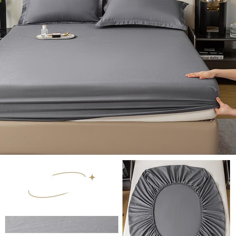 Эластичная регулируемая простыня Нескользящий наматрасник Цельный чехол для матраса Легкий роскошный защитный чехол Постельное белье Стиль Четыре сезона