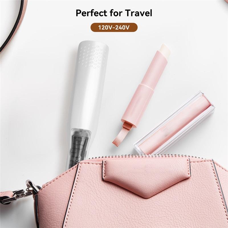 Паровая выпрямитель для волос Профессиональный электрический керамический Широкий плойка для завивки волос Пластины для волос ЖК-дисплей Горячая расческа Выпрямление