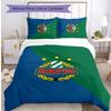 Rapid Wien FC Printed 3PCS Bedding Set Breathable Duvet Cover with Pillowcases Decorative Bed Linen for Bedroom Home
