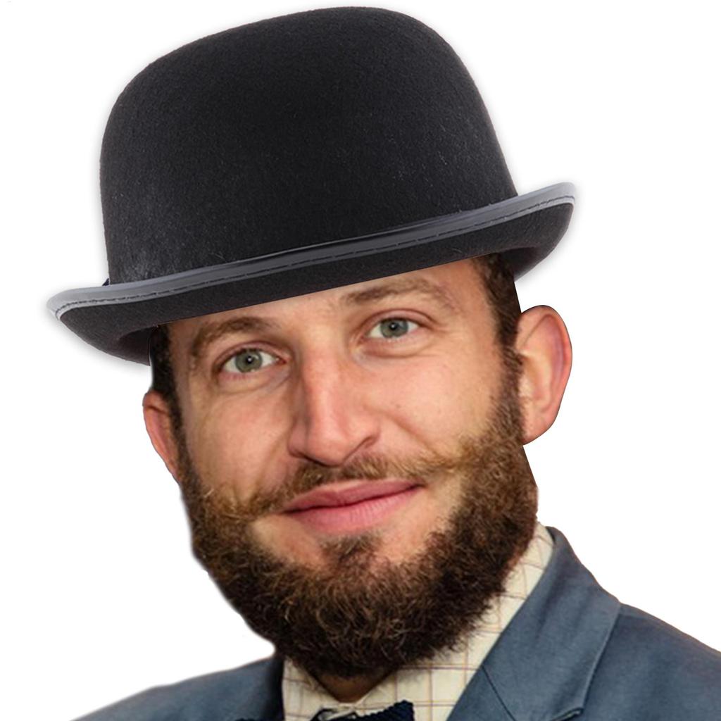 1 шт. Котелок Черная шляпа Котелок Цилиндр Сценический Карнавальный Костюм Театральный Костюм Шляпа Фокусник Цилиндр