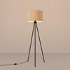 Nevia taupe floor lamp