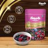Чернично-клюквенный микс (200 г),  Premium American Dried Blueberry & Cranberry Mix,  Happilo