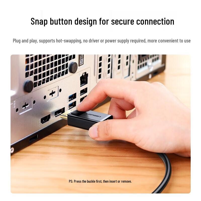 Ugreen Активный адаптер DisplayPort на HDMI 4K@60Hz