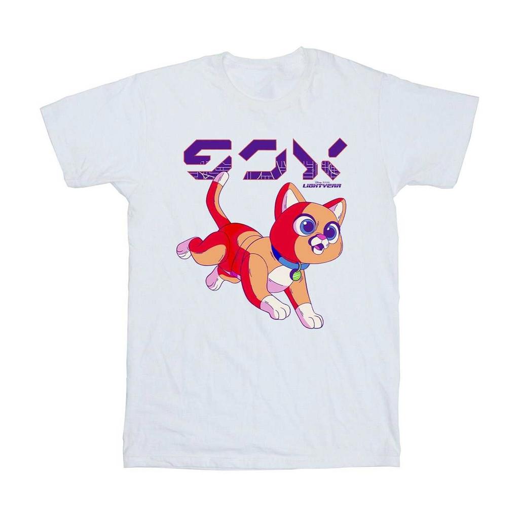 Disney Mens Lightyear Sox Digital Cute T-Shirt