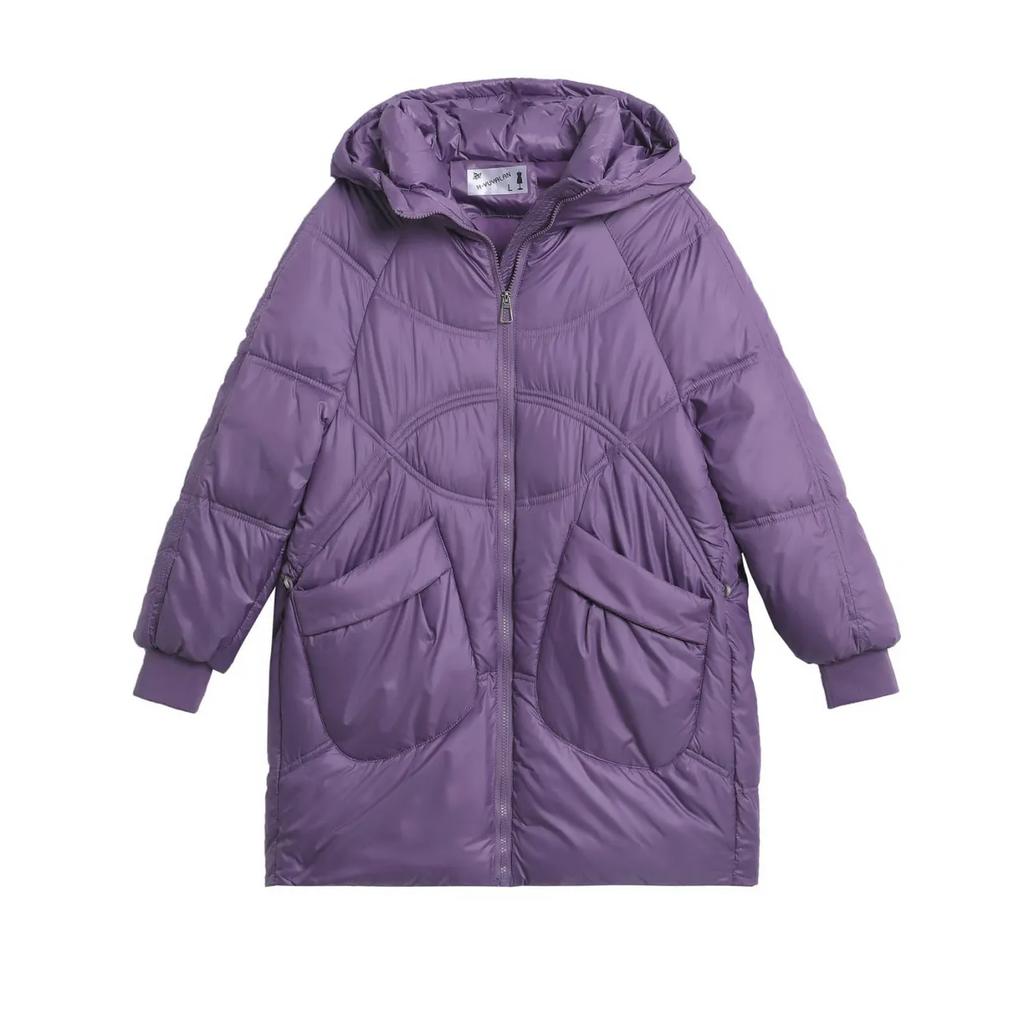 Women's All-match Western-style Padded Jacket, Women's Padded Jacket, Loose Bread Jacket, Mid-length Padded Jacket