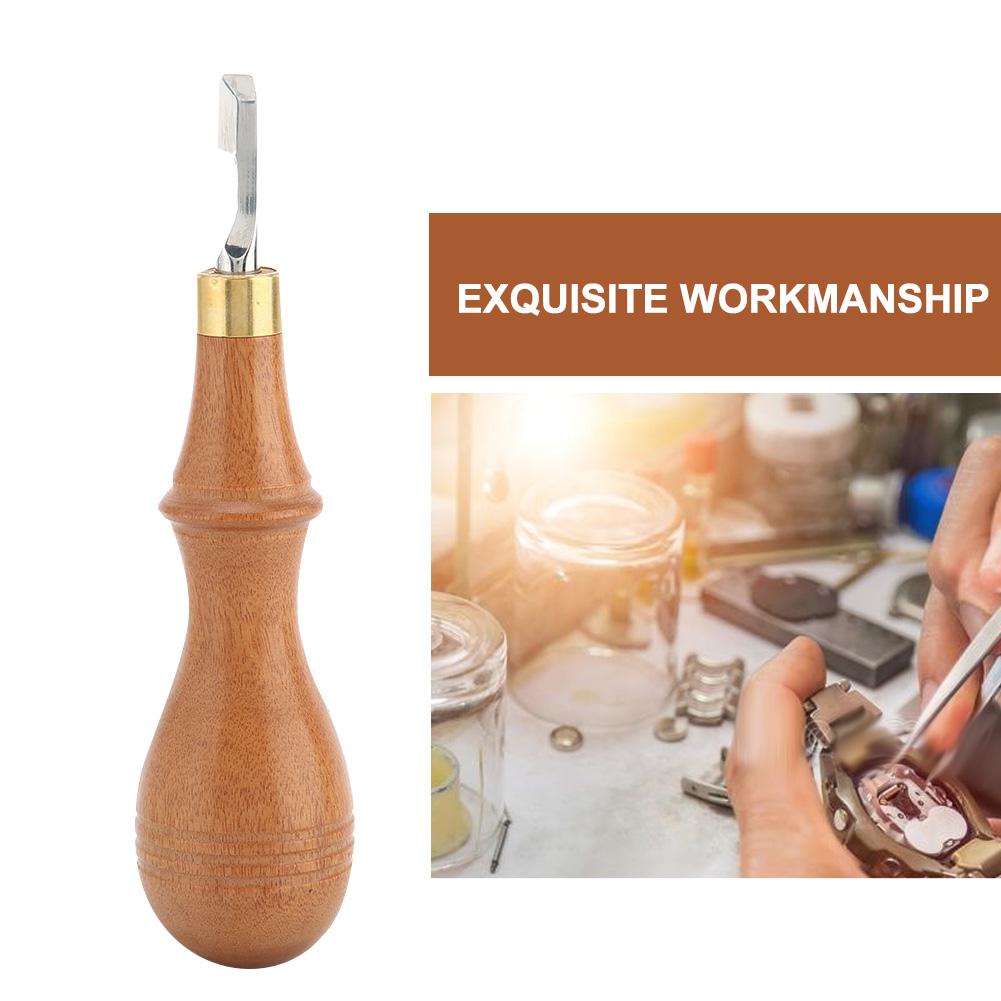 Инструмент для ремонта часов с деревянной ручкой из легированной стали (Стиль)