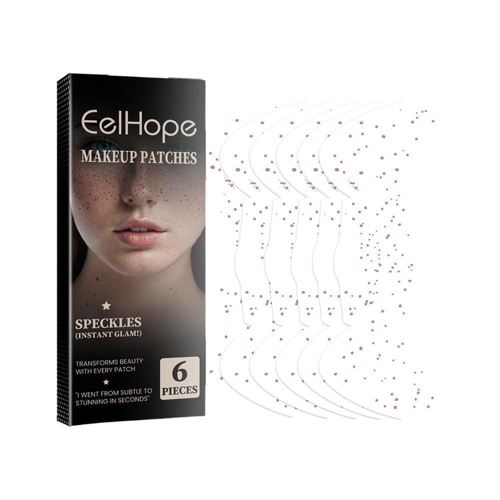 12/6 шт. ПЭ пленка татуировки позолота веснушки на лице поддельные татуировки наклейки самоклеящиеся веснушки для глаз B U0U8