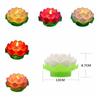 Creative LED Lotus Candles Flameless Desktop Lamp Romantic Night Light  Child Holiday Gift